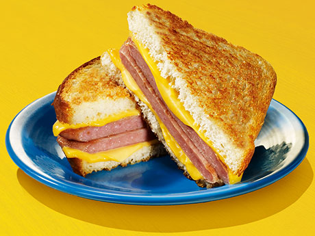 Spam with grilled cheese. And that´s the TRUTH!